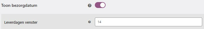 WooCommerce PostNL toon bezorgdatum